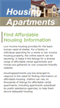 Mobile Screenshot of housingapartments.org